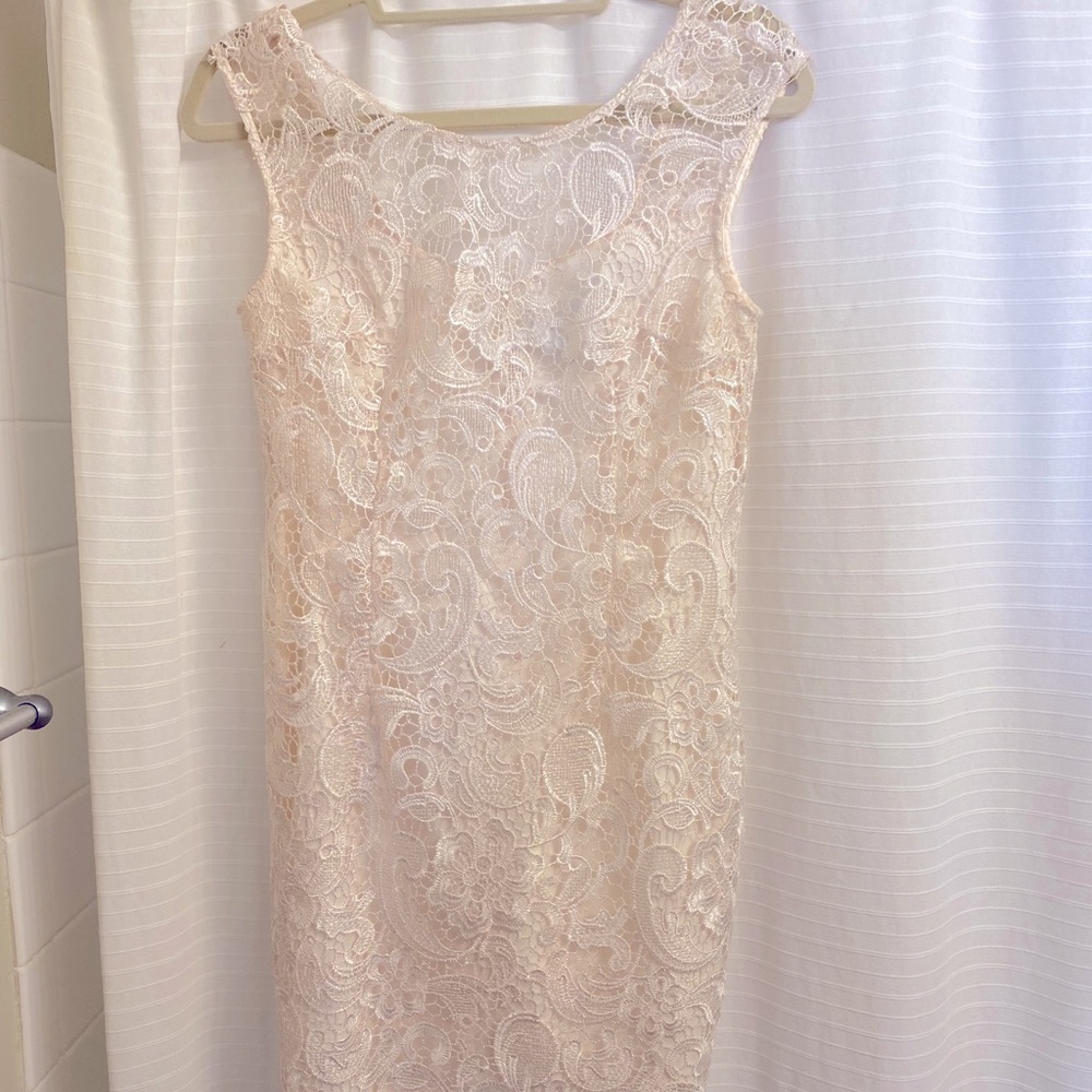 Cream lace dress